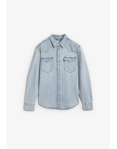리바이스 스냅버튼 포켓 웨스턴 데님 셔츠 70448 LIGHT DENIM