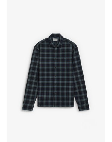 스캘퍼스 타탄 체크 긴팔 셔츠 68936-scwood-tartan-shirt-aw2627-navycheck NAVY CHECK