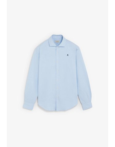 스캘퍼스 슬림핏 긴팔 옥스포드 셔츠 68916-scoxford-peach-shirt-aw2627-skyblue SKYBLUE