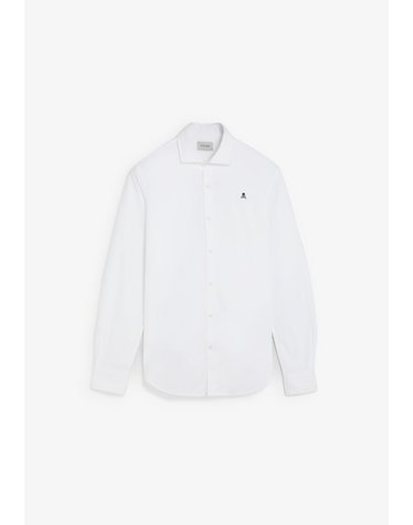 스캘퍼스 슬림핏 옥스포드 긴팔 셔츠 68916-scoxford-peach-shirt-aw2627-white WHITE