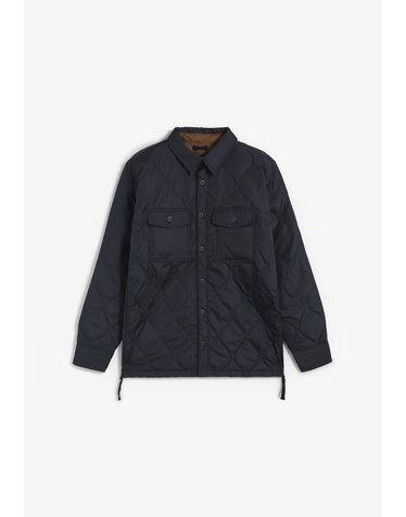타이온 남녀공용 밀리터리 퀼팅 셔츠 자켓 67985 NAVY