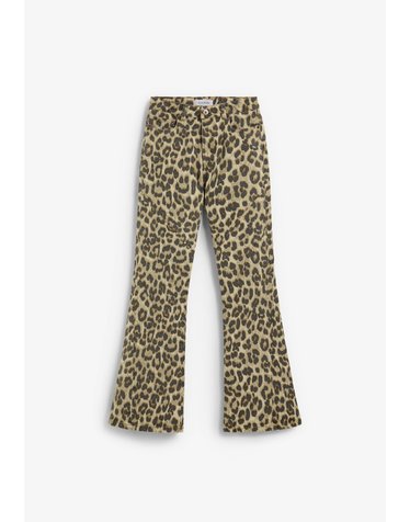 스캘퍼스 레오파드 프린트 부츠컷 청바지 72153 ANIMAL PRINT