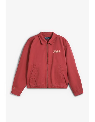 폴로 랄프 로렌 트윌 집업 블루종 자켓 72623 RED