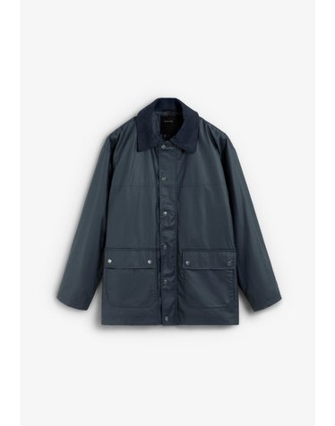 스캘퍼스 왁스 코팅 스냅버튼 자켓 60258 DARK NAVY