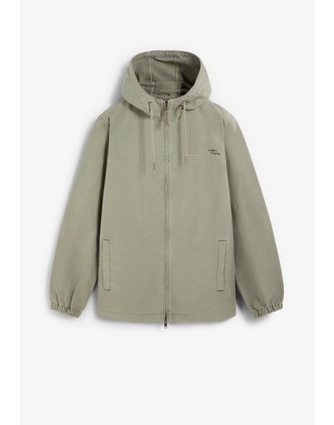 스캘퍼스 후드 집업 자수 로고 자켓 69054 LIGHT KHAKI