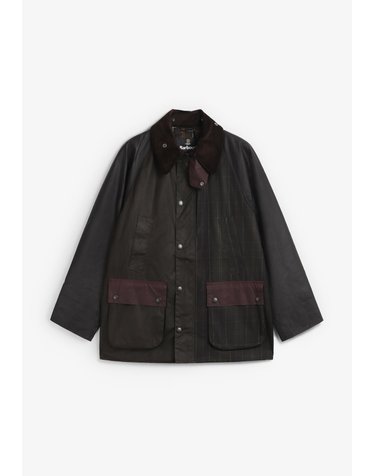 바버 패치워크 오버사이즈 왁스 재킷 78874 KHAKI