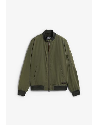 바버 집업 포켓 블루종 재킷 74266 GREEN