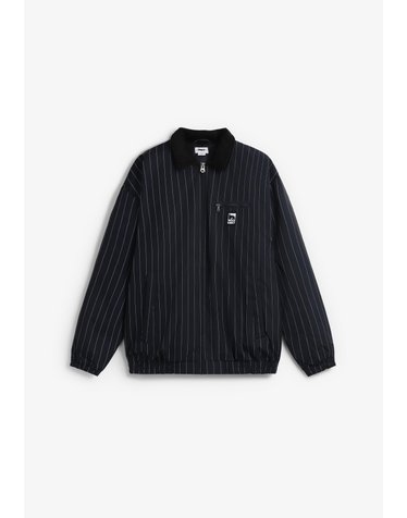 오베이 핀스트라이프 집업 블루종 자켓 78736 NAVY