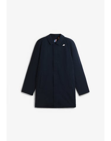 까웨 웜 싱글 카 코트 74880 NAVY