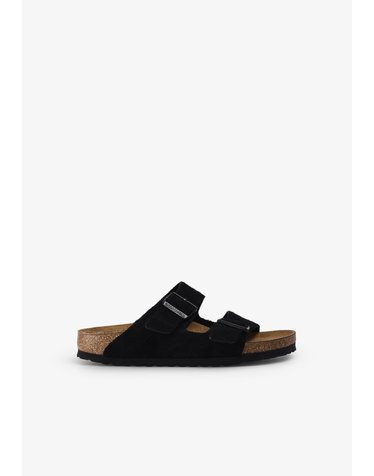 버켄스탁 스웨이드 스트랩 슬라이드 샌들 72584 BLACK