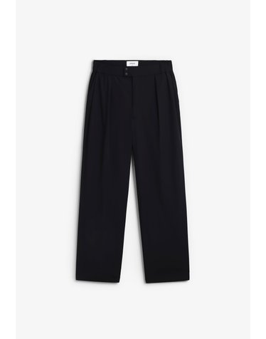 언페인드 발수성 테일러드 와이드 팬츠 67752 NAVY