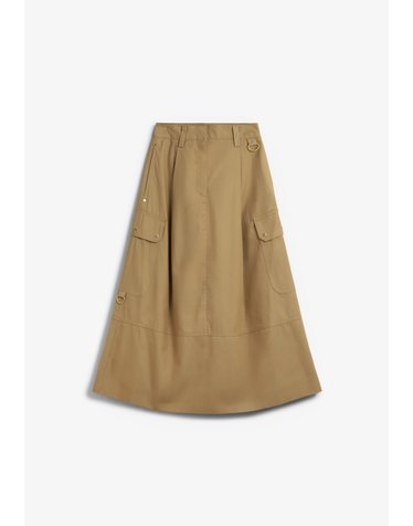 바버 A라인 카고 포켓 미디 스커트 78894 BEIGE
