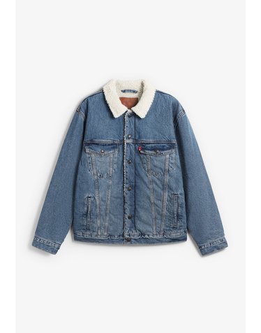 리바이스 릴렉스핏 시어링 데님 자켓 78534 DENIM