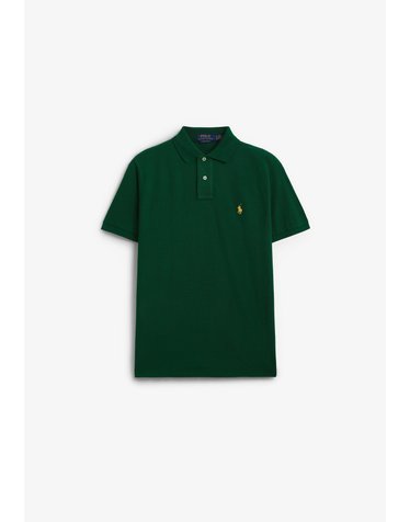 폴로 랄프 로렌 로고 반팔 베이직 메시 폴로셔츠 74023 GREEN