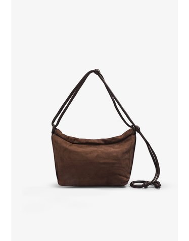 벡손더가드 스웨이드 드로스트링 숄더백 67891 DARK BROWN