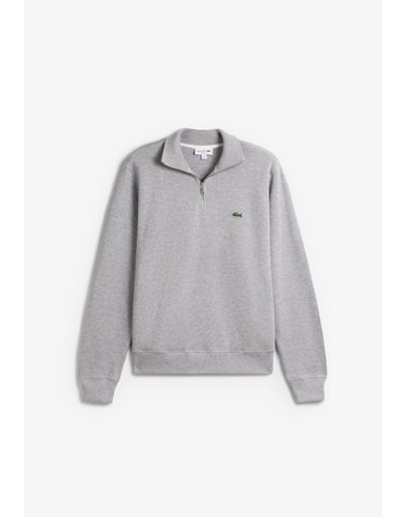 라코스테 로고 자수 하프집업 맨투맨 78709 GREY