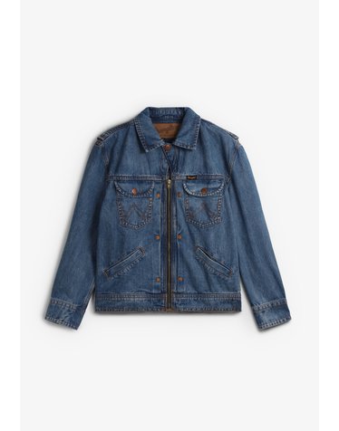 랭글러 카우보이 지퍼 데님 자켓 78440 DENIM
