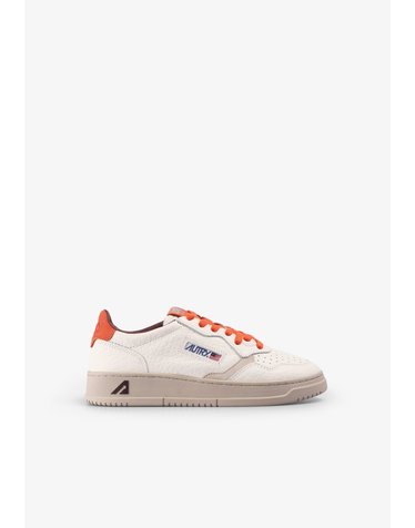오트리 메달리스트 로우탑 스니커즈 74655 WHITE/ORANGE