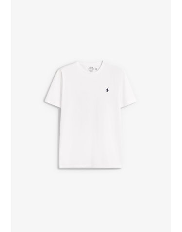 폴로 랄프 로렌 레귤러핏 로고 크루넥 반팔 티셔츠 75009 WHITE