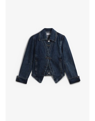 라감 버클 크롭 데님 자켓 74709 DENIM