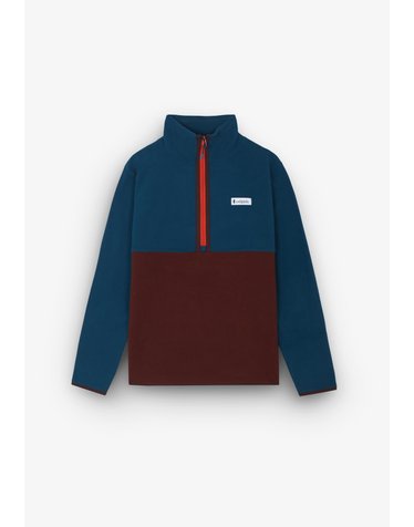 코토팍시 컬러블록 하프집업 플리스 맨투맨 59281 MULTICOLOR