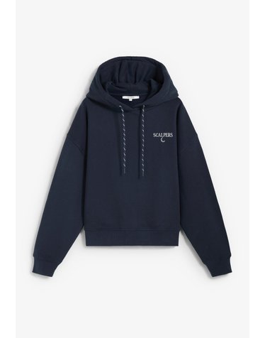 스캘퍼스 오버사이즈 후드 스웨트셔츠 72778 NAVY