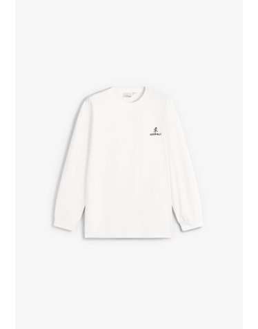 그라미치 로고 크루넥 긴팔 티셔츠 78639 WHITE