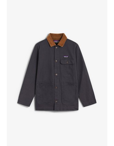 파타고니아 배색 카라 캔버스 워크 자켓 64917 NAVY