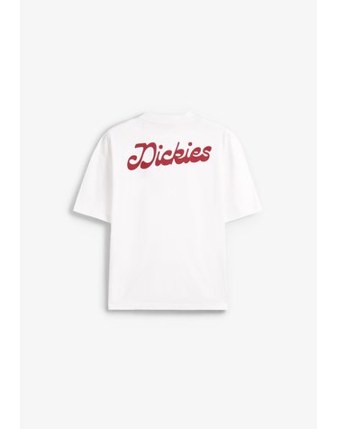 디키즈 백 프린트 라운드넥 반팔 티셔츠 74913 WHITE