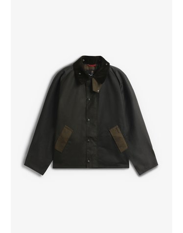 바버 패치워크 왁스 코튼 자켓 78873 KHAKI