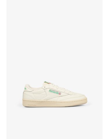 리복 클럽 C 85 빈티지 레더 스니커즈 55038 WHITE/GREEN
