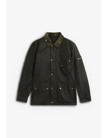 바버 왁스 코팅 플랩 포켓 자켓 78908 KHAKI