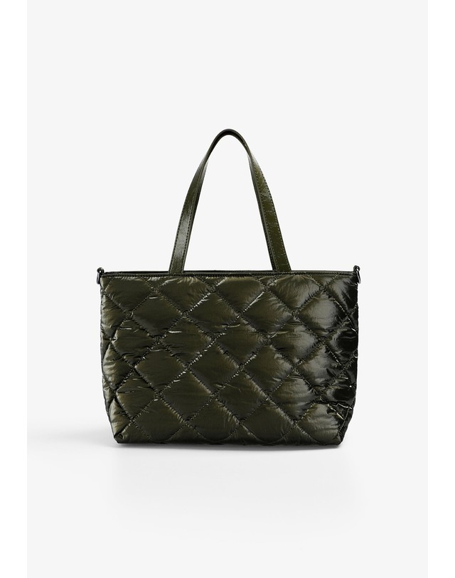 스칼퍼스 스캘퍼스 퀼팅 나일론 토트 크로스백 72078-scny-quilted-day-bag-aw2627-khaki KHAKI 카키 착용컷