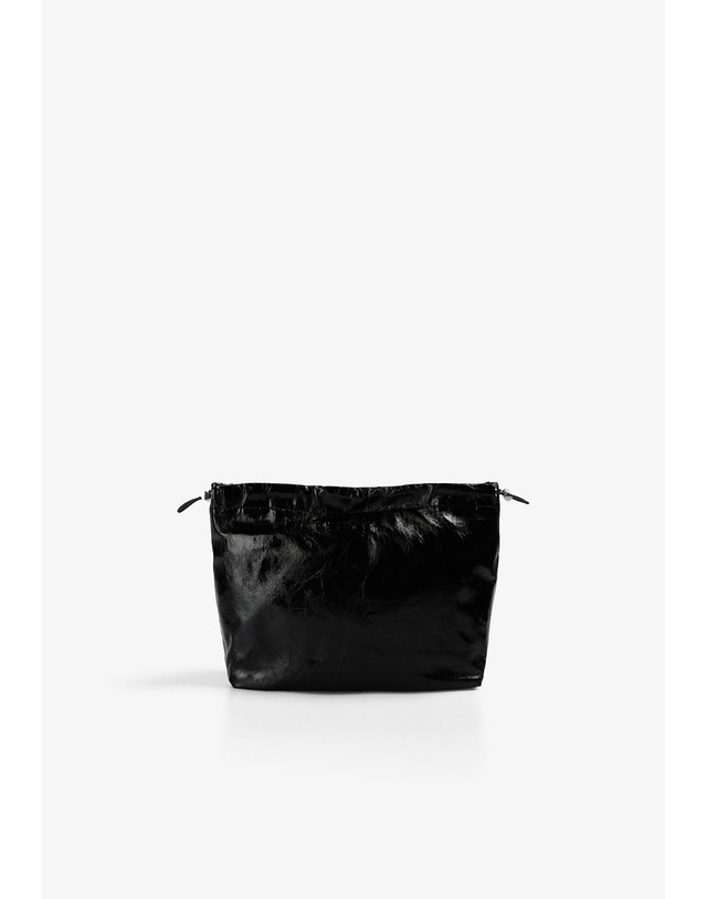 스칼퍼스 스캘퍼스 드로스트링 가죽 파우치 70912-scmakeup-bag-aw2627-black BLACK 블랙 착용컷