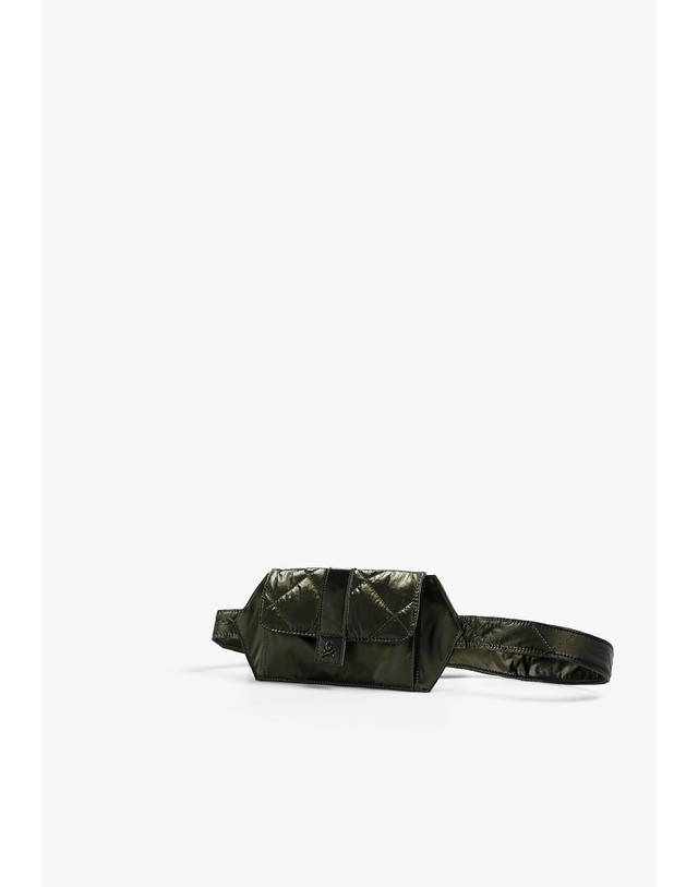 스칼퍼스 스캘퍼스 퀼팅 나일론 벨트백 72080-scny-quilted-funny-bag-aw2627-khaki KHAKI 카키 착용컷