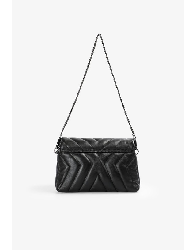 스칼퍼스 스캘퍼스 레더 퀼팅 체인 미니 숄더백 62293-scrussiamini-bag-aw2526-black BLACK 블랙 착용컷