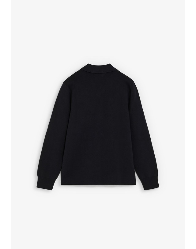 스칼퍼스 스캘퍼스 오픈 칼라 버튼 가디건 69194-scnavigli-cardigan-aw2627-navy NAVY 네이비 착용컷