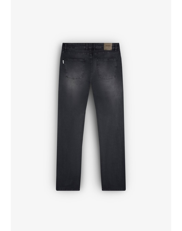 스칼퍼스 스캘퍼스 슬림핏 스트레치 청바지 55745-scslim-jeans-ss25-black BLACK 그레이 착용컷