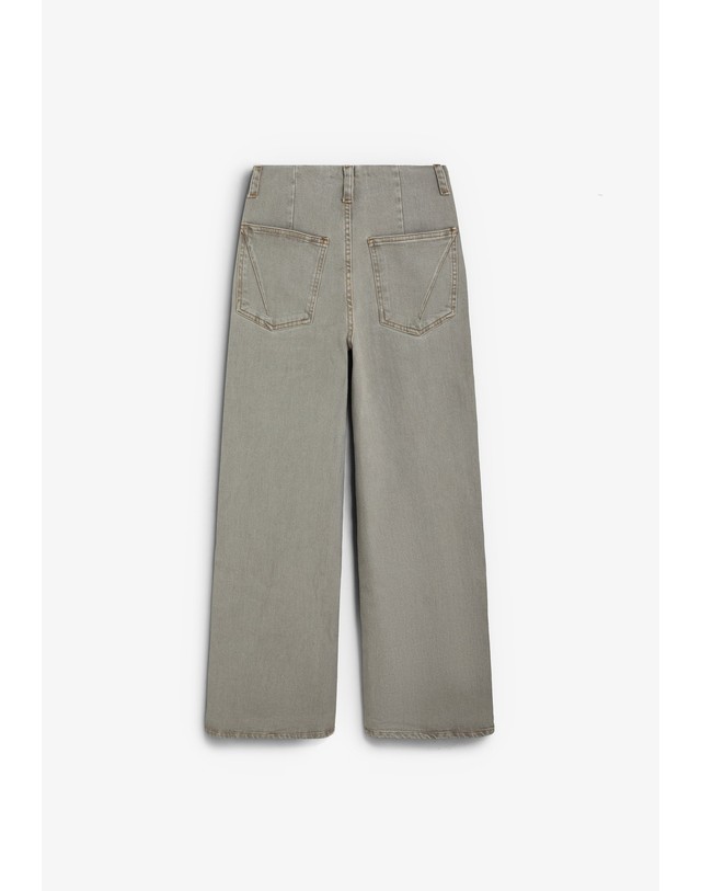 스칼퍼스 스캘퍼스 하이웨이스트 와이드 청바지 72178-scculotte-denim-pant-aw2627-grey GREY 그레이 착용컷