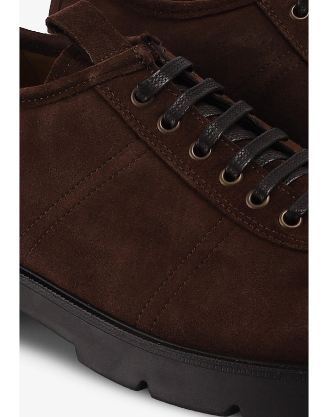 스칼퍼스 클레망 레이스업 캐주얼 더비화 74340-zapatos-chenal-core-ib-darkbrown DARK BROWN 초콜릿 착용컷