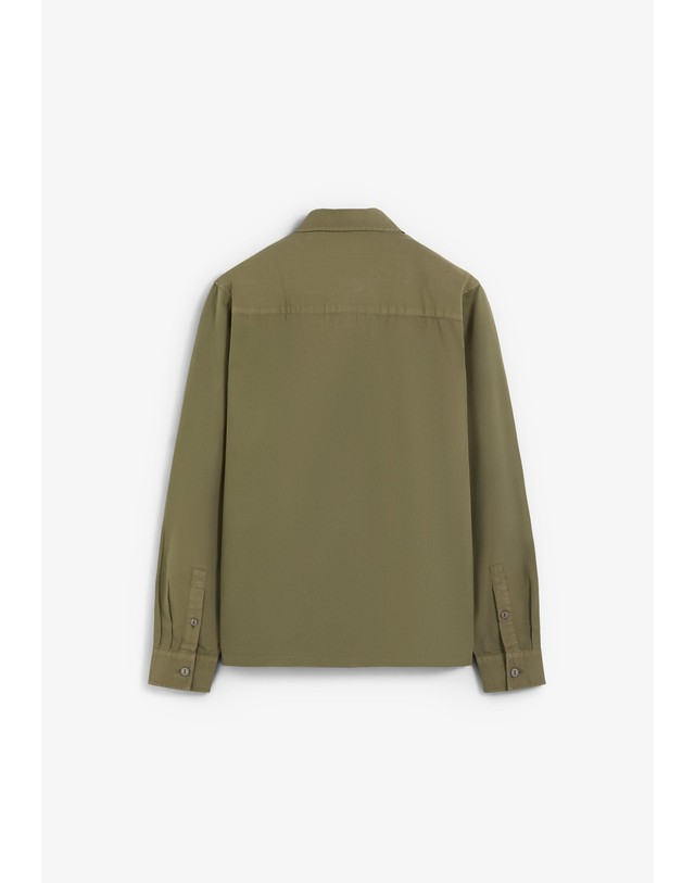 스칼퍼스 스캘퍼스 릴렉스핏 더블 포켓 긴팔 셔츠 70114-scpopelin-pocket-shirt-aw2627-khaki KHAKI 카키 착용컷