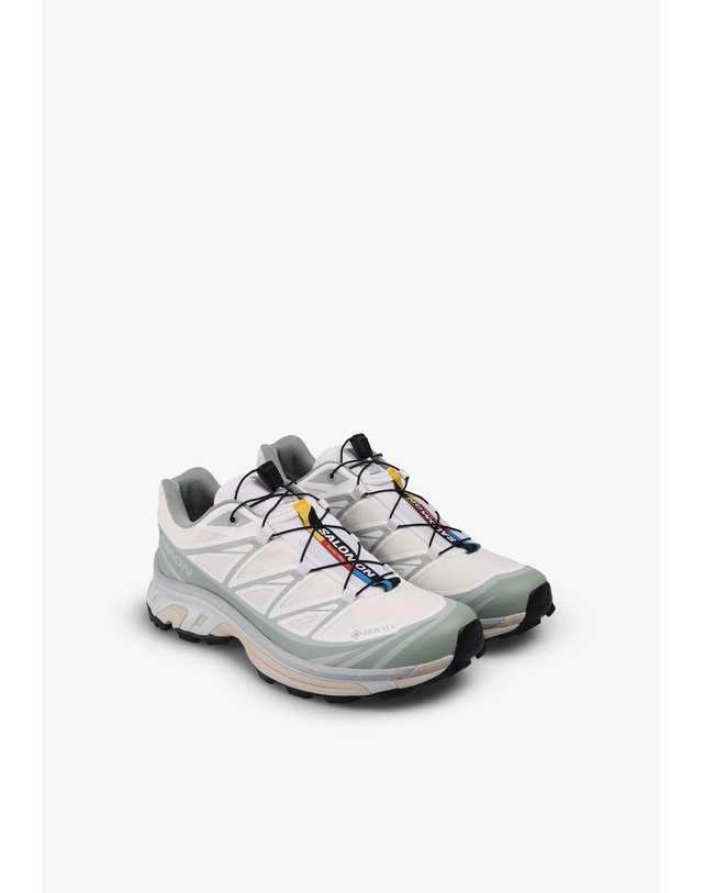 스칼퍼스 살로몬 XT-6 GTX 트레일 스니커즈 70372 LIGHT GREEN 그린 착용컷