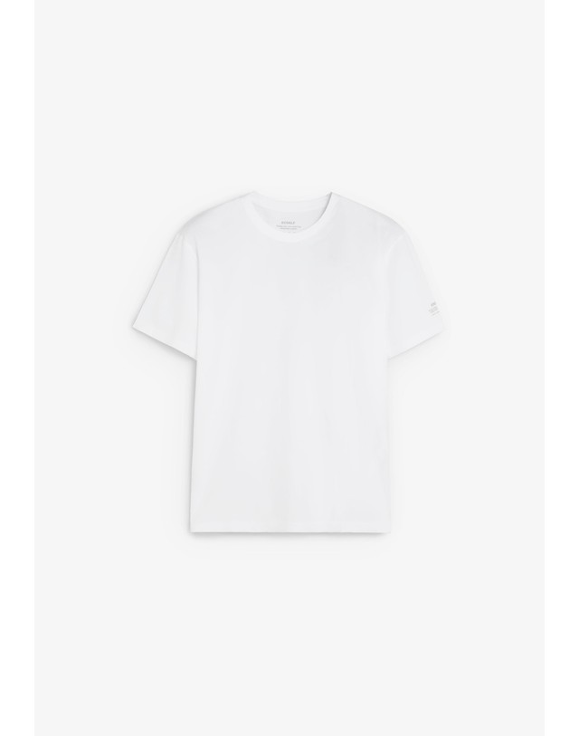스칼퍼스 에코알프 백프린트 라운드넥 반팔 티셔츠 70706 WHITE 화이트 착용컷