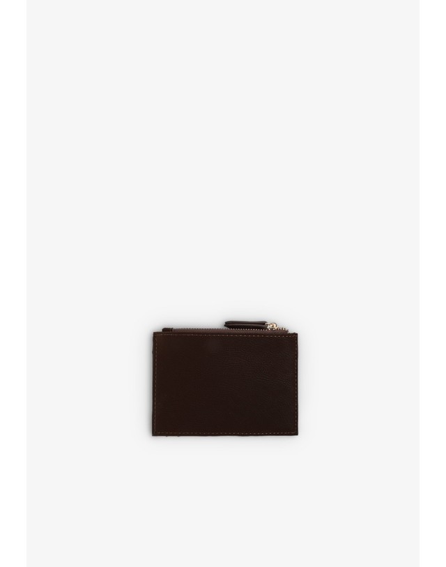 스칼퍼스 스캘퍼스 멀티 포켓 미니 카드 지갑 72299 BROWN 초콜릿 착용컷