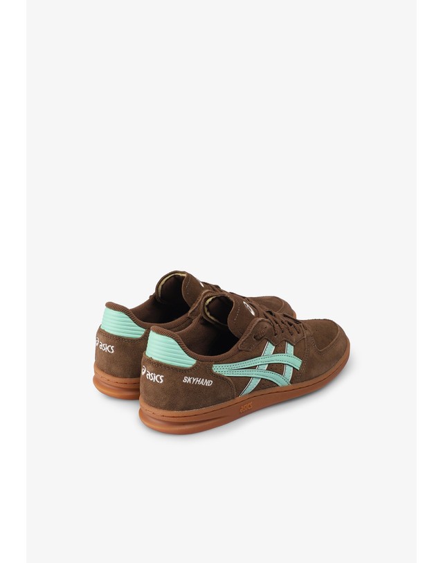 스칼퍼스 아식스 스카이핸드 OG 레트로 스니커즈 68252 BROWN 브라운 착용컷