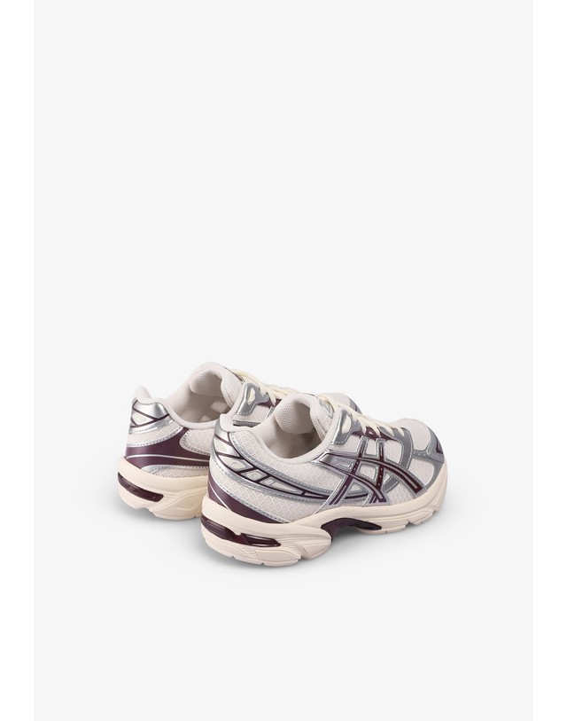 스칼퍼스 아식스 젤1130 여성 레트로 청키 스니커즈 68242 WHITE/PURPLE 멀티컬러 착용컷