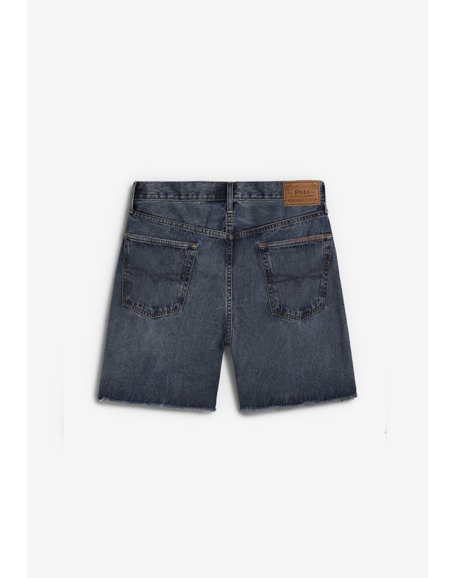 스칼퍼스 폴로 랄프 로렌 빈티지 패치워크 데님 반바지 72622 DENIM 네이비 착용컷