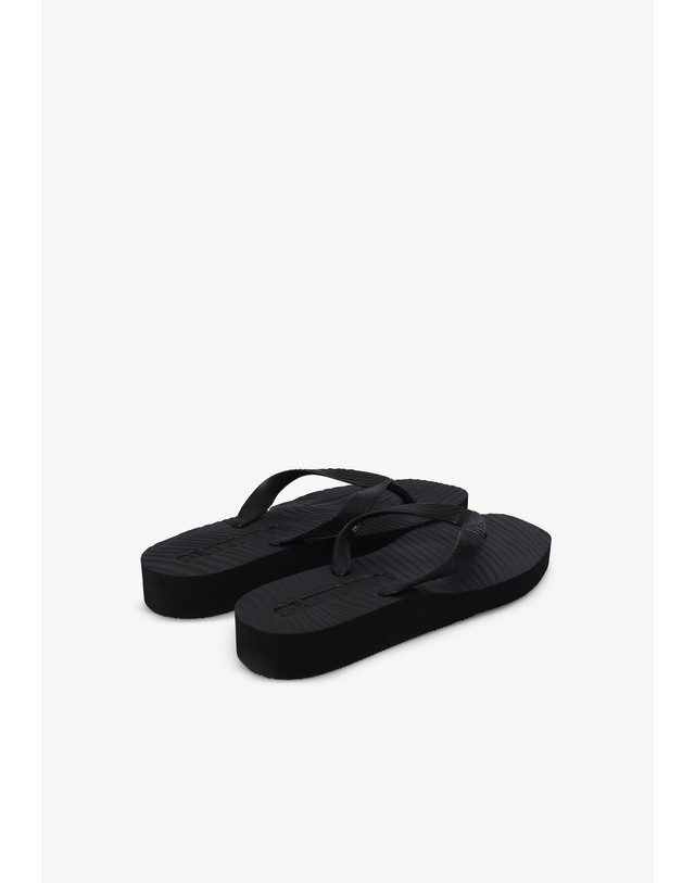 스칼퍼스 슬리퍼스 스퀘어토 플랫폼 플립플랍 74603 BLACK 블랙 착용컷