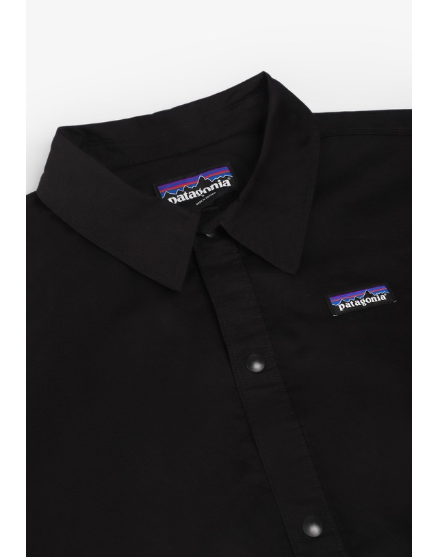 스칼퍼스 파타고니아 트윌 스트레치 스냅버튼 코치 자켓 74090 BLACK 블랙 착용컷