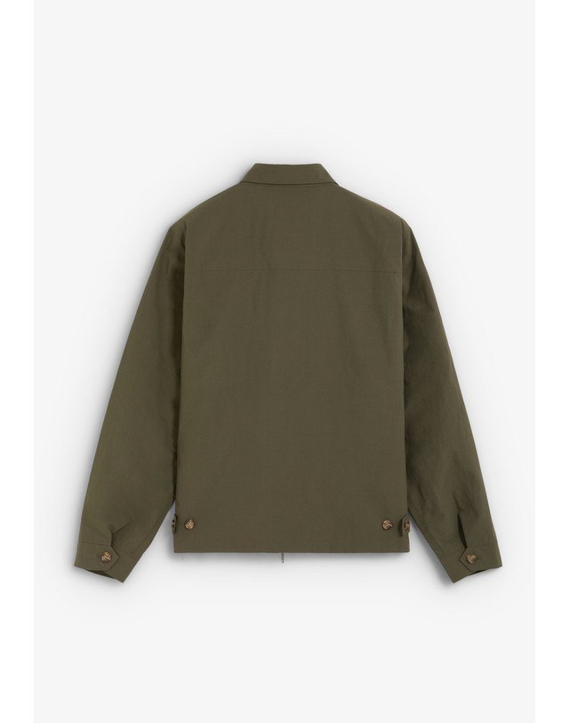 스칼퍼스 스캘퍼스 칼라넥 집업 블루종 자켓 69066 DARK KHAKI 카키 착용컷